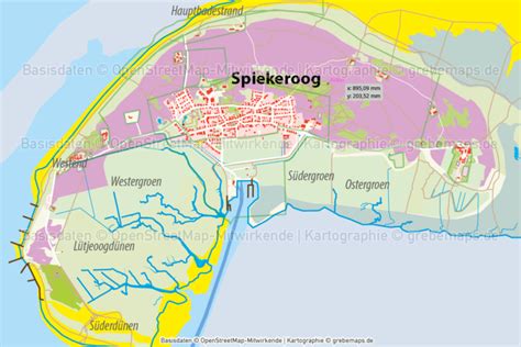 spiekeroog map.